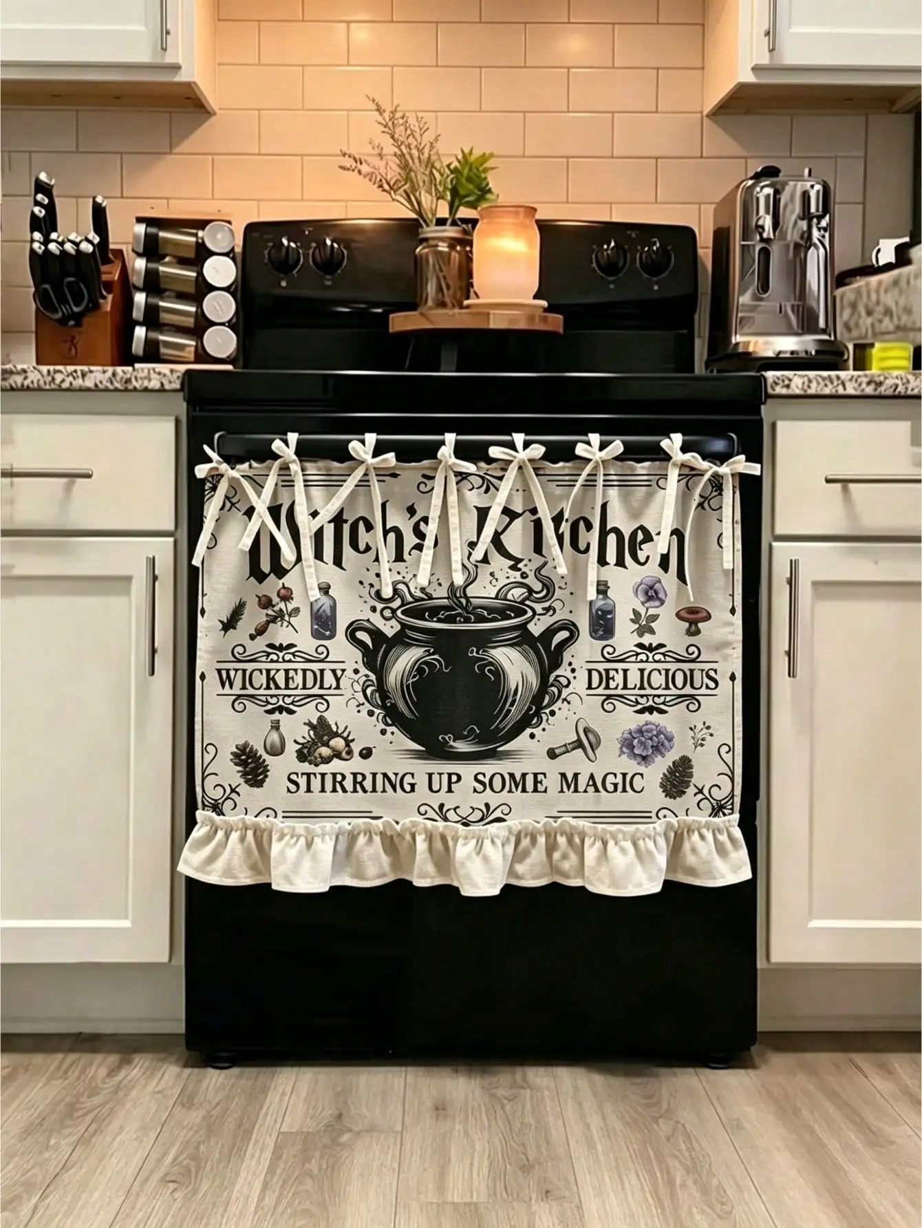 Kitchen Appliances In - 2D Flat, 2D Kitchen Apron Witch