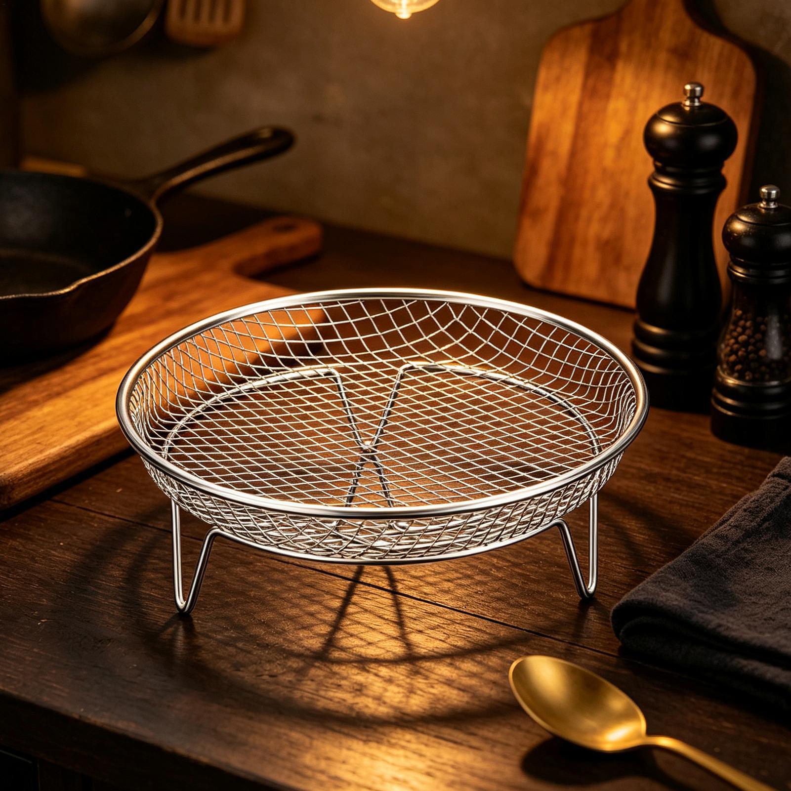 Air Fryer - Stainless Steel Air Fryer Rack Stackable