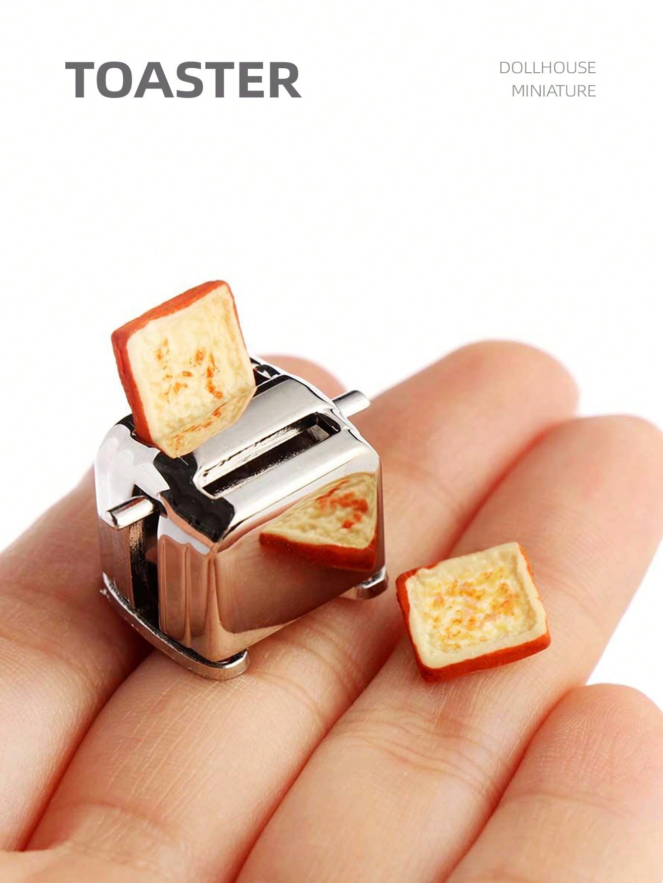 1:12 Dollhouse Miniature Toast - Toaster recension och pris