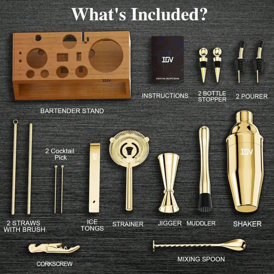 Cocktail Shaker Set Bartender  - Stand Mixer recension och pris
