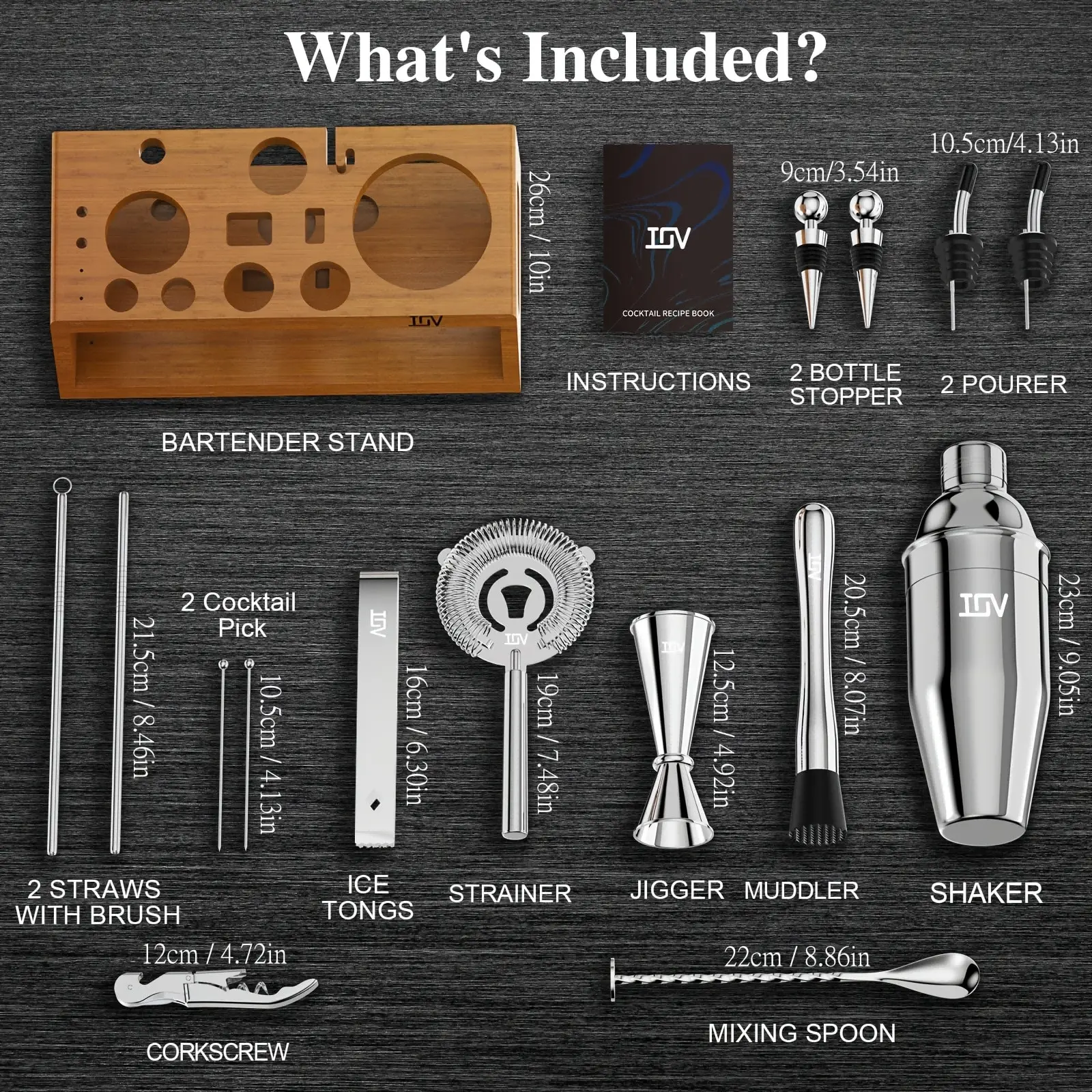 Cocktail Shaker Set Bartender  - Stand Mixer recension och pris