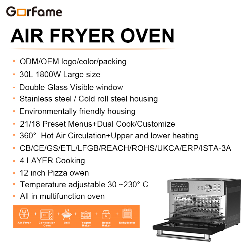 Extra Large 30L Capacity Chick - Air Fryer recension och pris