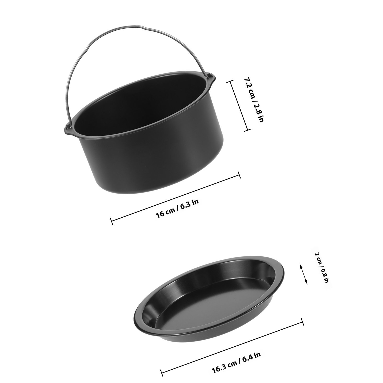 1Set Air Fryer Cake Pan Non St - Air Fryer recension och pris