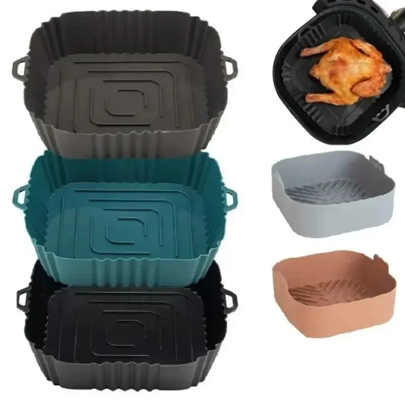 1PC Silicone Air Fryer Basket, - Air Fryer recension och pris