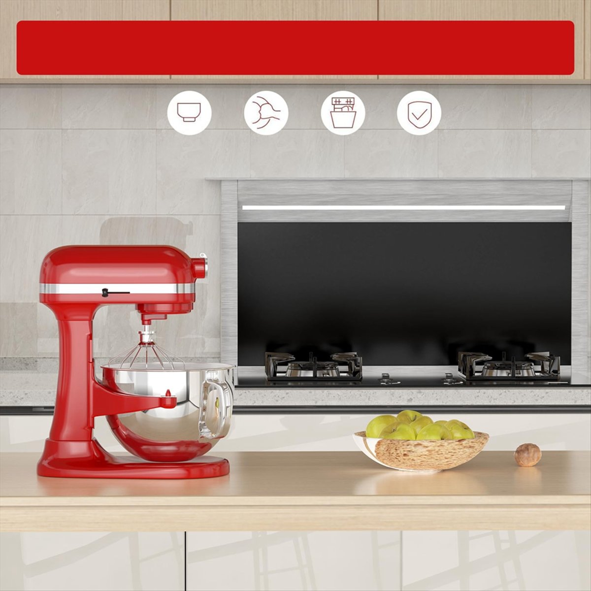 6QT Stainless Steel Mixer Bowl - Stand Mixer recension och pris