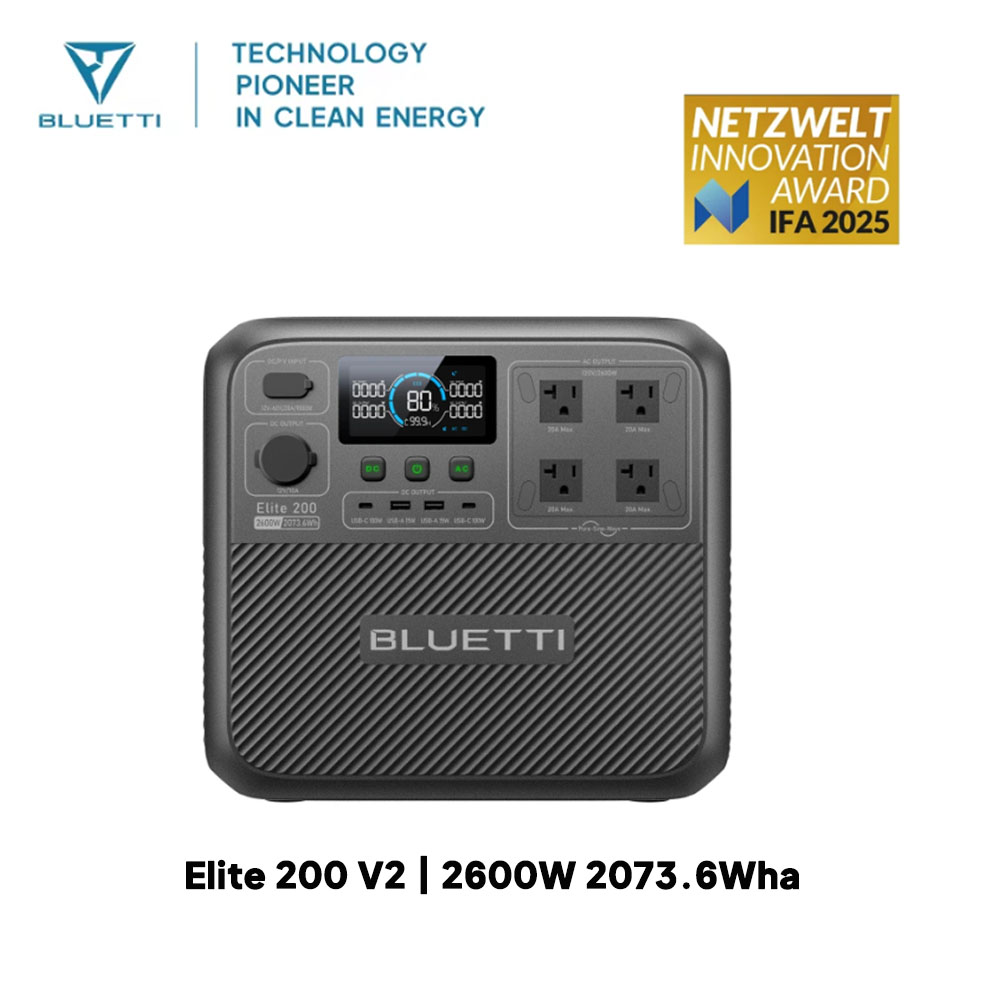 【Renew】BLUETTI Elite 200 V2 Po - Toaster recension och pris