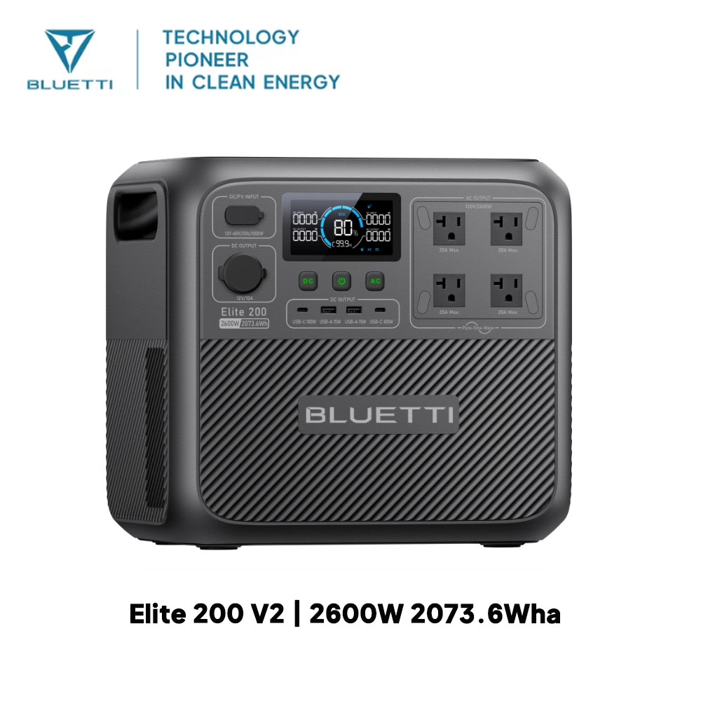 【Renew】BLUETTI Elite 200 V2 Po - Toaster recension och pris