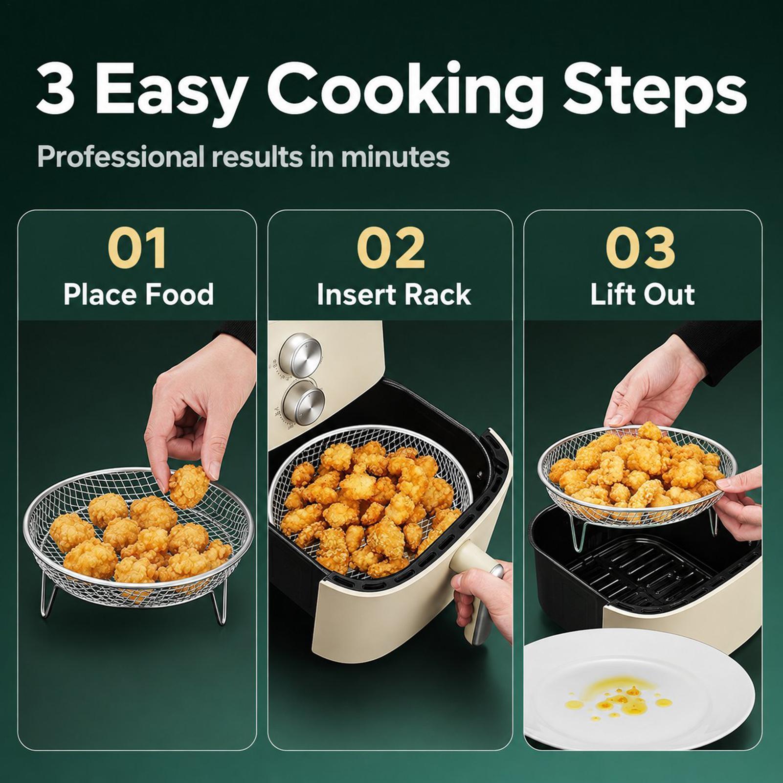 Stainless Steel Air Fryer Rack - Air Fryer recension och pris