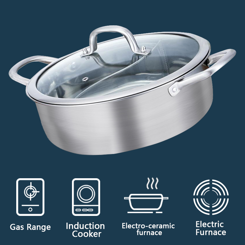 Stainless Steel Hot Pot Cooker - Induction Cooker recension och pris